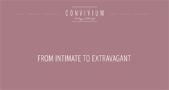 Desktop Screenshot of conviviumcatering.com
